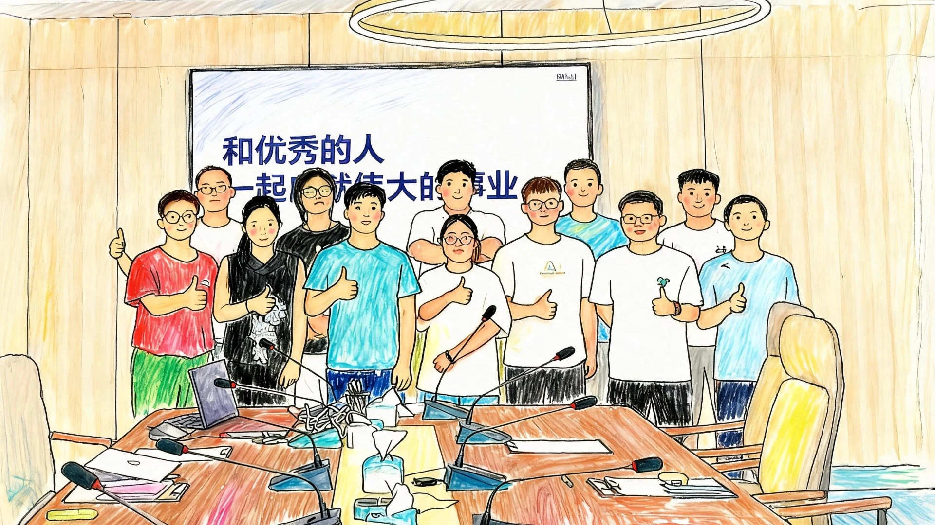 本名智能团队合影